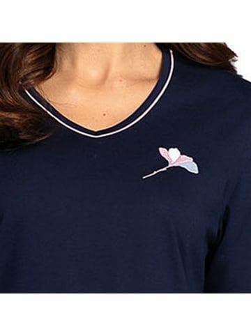 Comtessa Single-Jersey Schlafanzug in marine