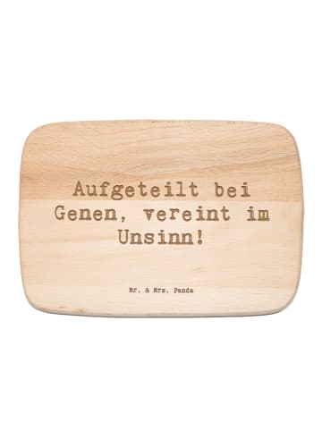 Mr. & Mrs. Panda Schneidebrett Holz Spruch Halbbruder Unsinn mit... in Transparent