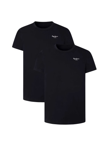 Pepe Jeans T-Shirt 2er Pack in Schwarz