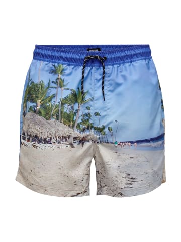 Only&Sons Bade-Shorts 'Ted' in mehrfarbig
