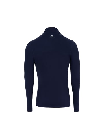 DANISH ENDURANCE Langarmshirt Half Zip in marineblau