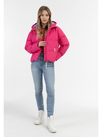 Schmuddelwedda Wattierte Winterjacke in Pink