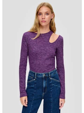 QS T-Shirt in 48W0_flieder