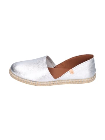 Verbenas Espadrilles CARMEN in silberfarben