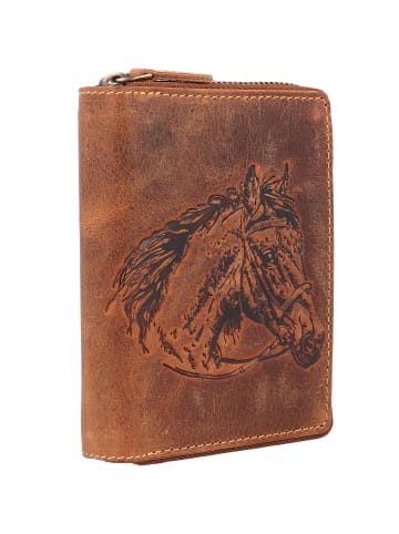 Greenburry Vintage Geldbörse Leder 12.5 cm horse