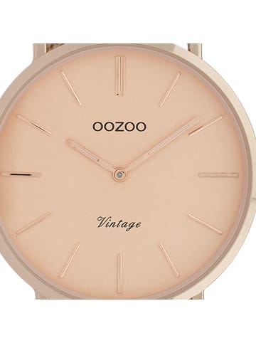 Oozoo Armbanduhr Oozoo Vintage Series roségold groß (ca. 40mm)