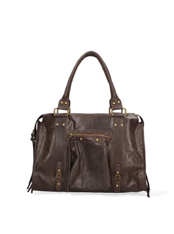Gave Lux Schultertasche in TESTA DI MORO