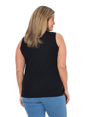 Ulla Popken Strick-Top in schwarz