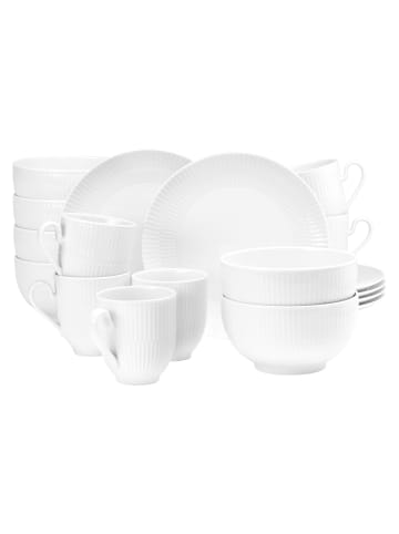 Seltmann Weiden 18er Set Frühstücks-Set Amina in Weiß