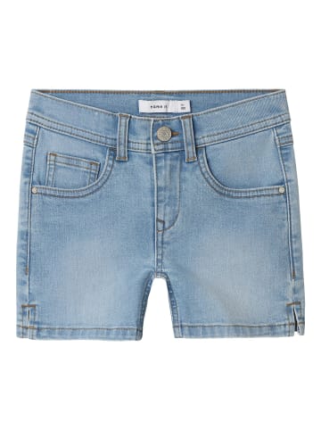 name it Jeansshorts in Light Blue Denim