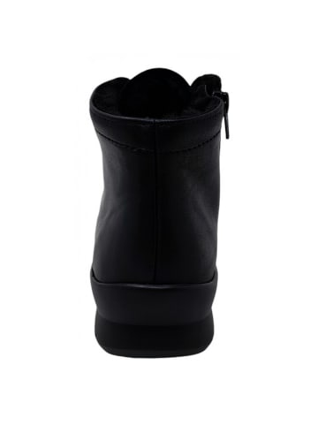 Semler Schnürstiefel Xenia Weit H in Schwarz