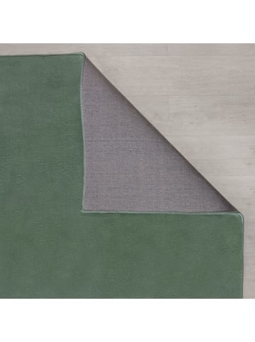 KADIMA DESIGN Teppich Polyester Modern, Designteppich Kurzflor in Grün