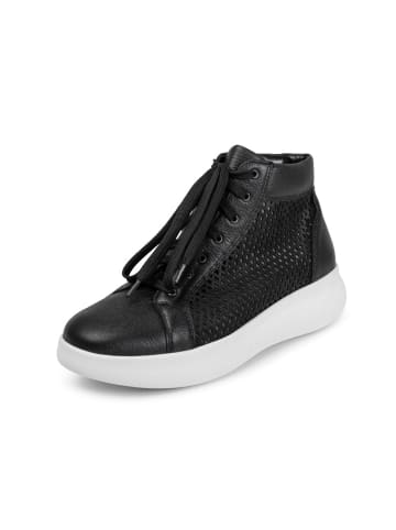 VITAFORM Hirschleder Sneaker in schwarz