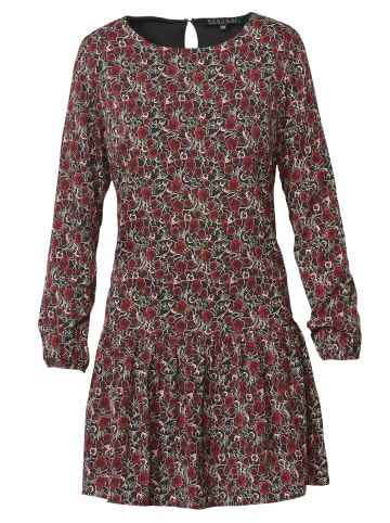 KOROSHI Kleid mit langen ärmeln in rot