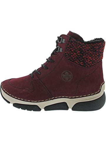 rieker Schnürstiefel Rot