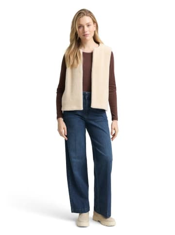 Tom Tailor Weste in sand stone beige