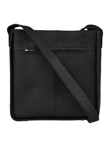 VLD VOi Leather Design Hirsch Umhängetasche Leder 22.5 cm schwarz