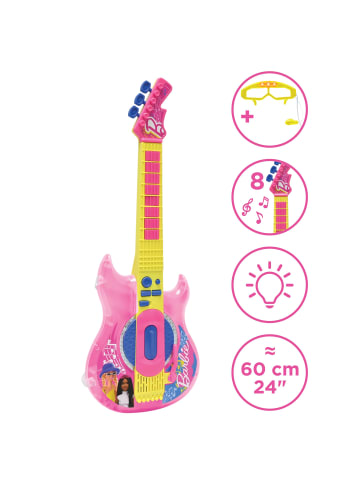 Lexibook Barbie Elektronische Leuchtgitarre mit Mikrofon-Brille