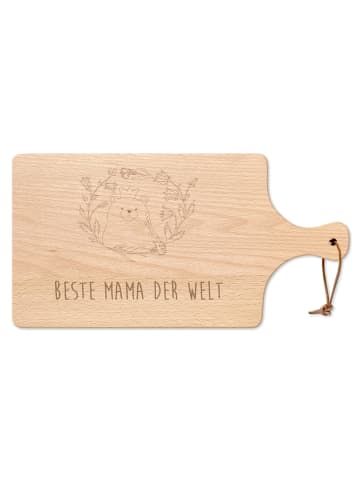 Mr. & Mrs. Panda Holzbrett Bär Königin mit Spruch in Transparent