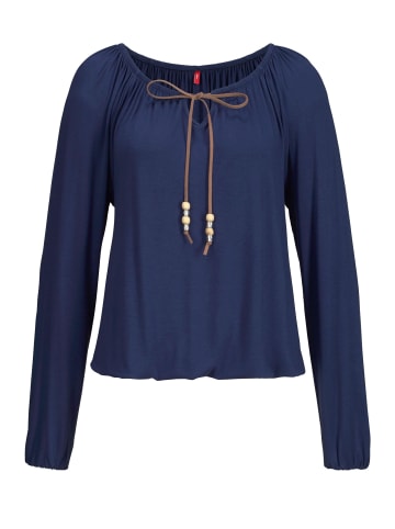 s.Oliver Langarmshirt in dunkelblau