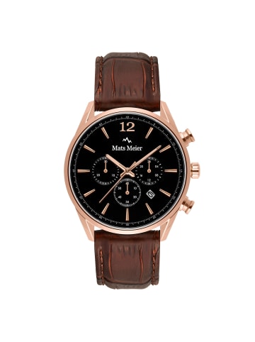 Mats Meier Chronograph Grand cornier in Braun