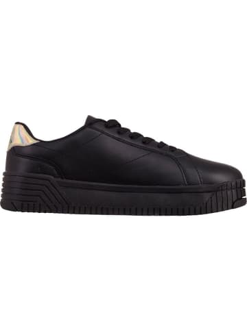 Kappa Sneaker "Plateau Sneaker Metallic" in Schwarz