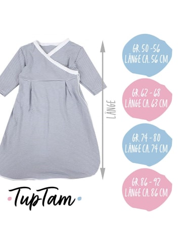 TupTam Baby Langarm Innenschlafsack in grau