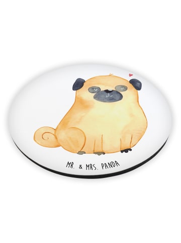 Mr. & Mrs. Panda magnet Mops ohne Spruch in Weiß