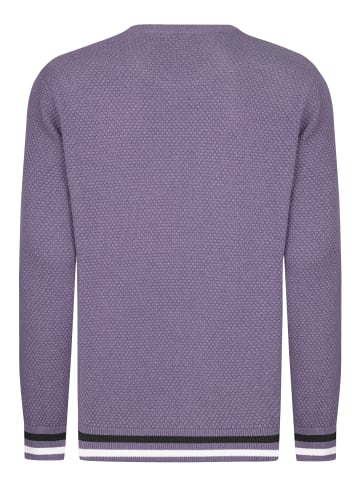 Felix Hardy Rundhals Baumwollpullover in lila