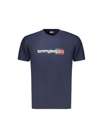 Tommy Hilfiger Blau Herren T-Shirt aus Baumwolle