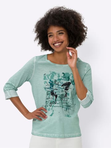 Heine Print-Shirt in kalkmint