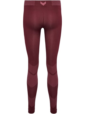 Hummel Hummel Leggings Hummel First Multisport Damen Nahtlosen in BURGUNDY