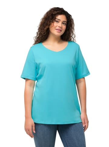 Ulla Popken Shirt in tiefes aqua