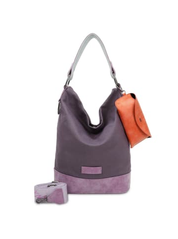 Fritzi aus Preußen Izzy07 Olga Canvas Schultertasche 27 cm in plumy