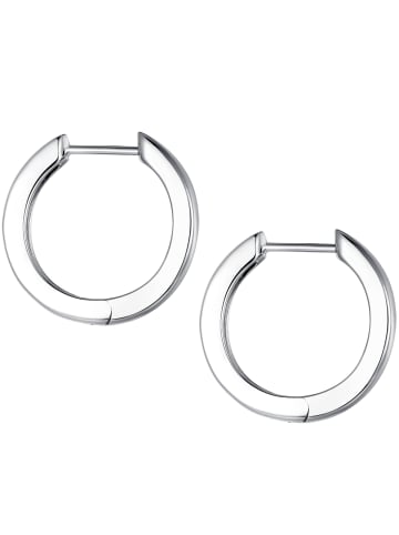 Lulu & Jane Diamant-Creolen Sterling Silber Diamant in silber