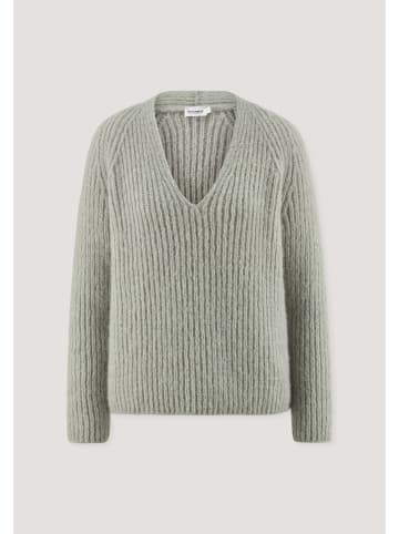 Hessnatur Strick Pullover in seegras