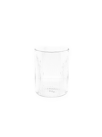 Mulex Gläser-Set Riffle Design 300ml in Transparent