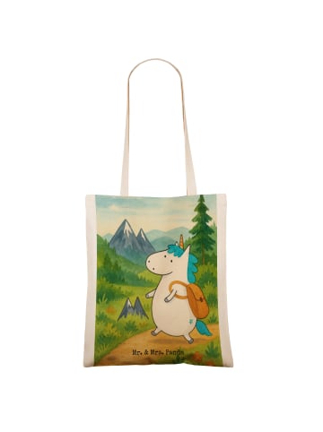 Mr. & Mrs. Panda Schultasche Einhorn Bergsteiger Design ohne Spruch in Weiß