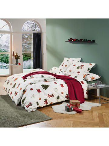 Erwin Müller Edel Flanell Bettwäsche in weiß