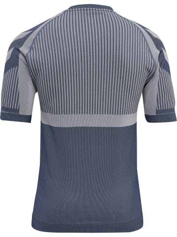 Hummel Hummel T-Shirt Hmlmt Yoga Herren Atmungsaktiv Schnelltrocknend Nahtlosen in INSIGNIA BLUE/CHATEAU GRAY