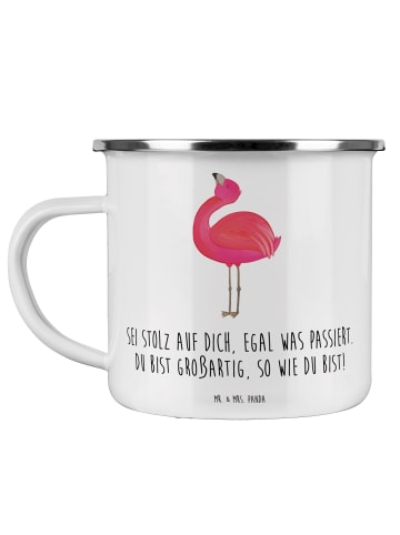 Mr. & Mrs. Panda Emaille Becher Mit Enttäuschungen umgehen Stolz... in Weiß