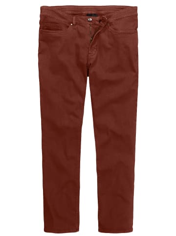 Men Plus Hose in rostbraun
