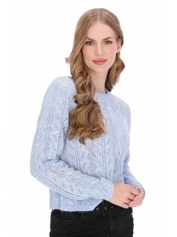 DreiMaster Women Sweater in light blue melange