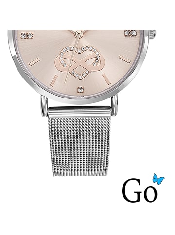 Girl Only Analog-Armbanduhr Girl Only Mademoiselle silber mittel (ca. 36mm)