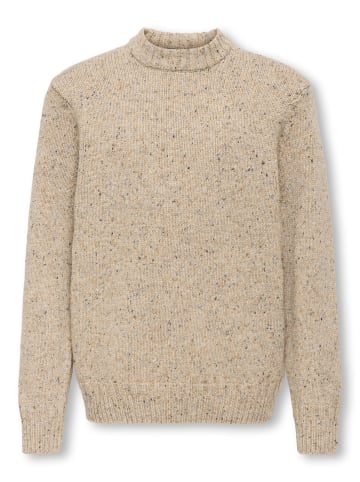 ONLY & SONS Junior Strickpullover in Chinchilla