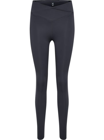 Hummel Leggings "Yoga Wrap High Waist W Tights" in Grau