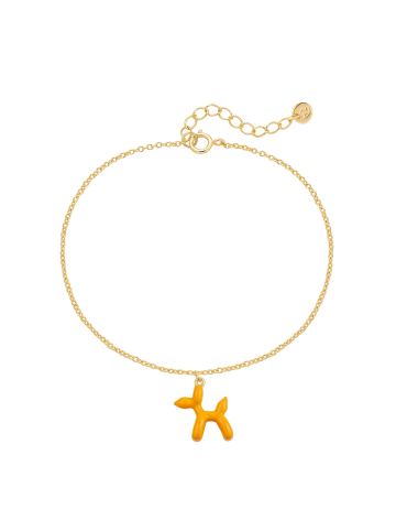 Glanzstücke München Armband Ballon-Hund aus Sterling Silber in gelbgold
