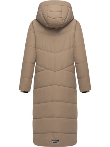 Marikoo Steppmantel Hingucker XIV-1 in Taupe Grey