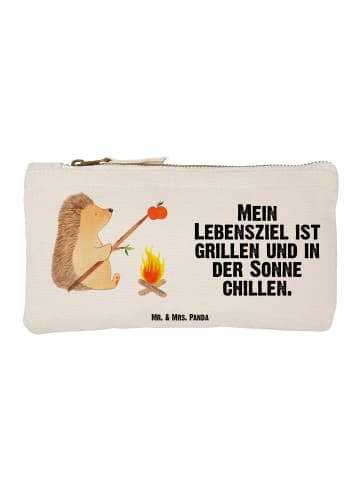 Mr. & Mrs. Panda Etui Igel Grillen mit Spruch in Weiß