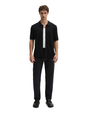 Marc O'Polo Polo-Strickjacke regular in Schwarz